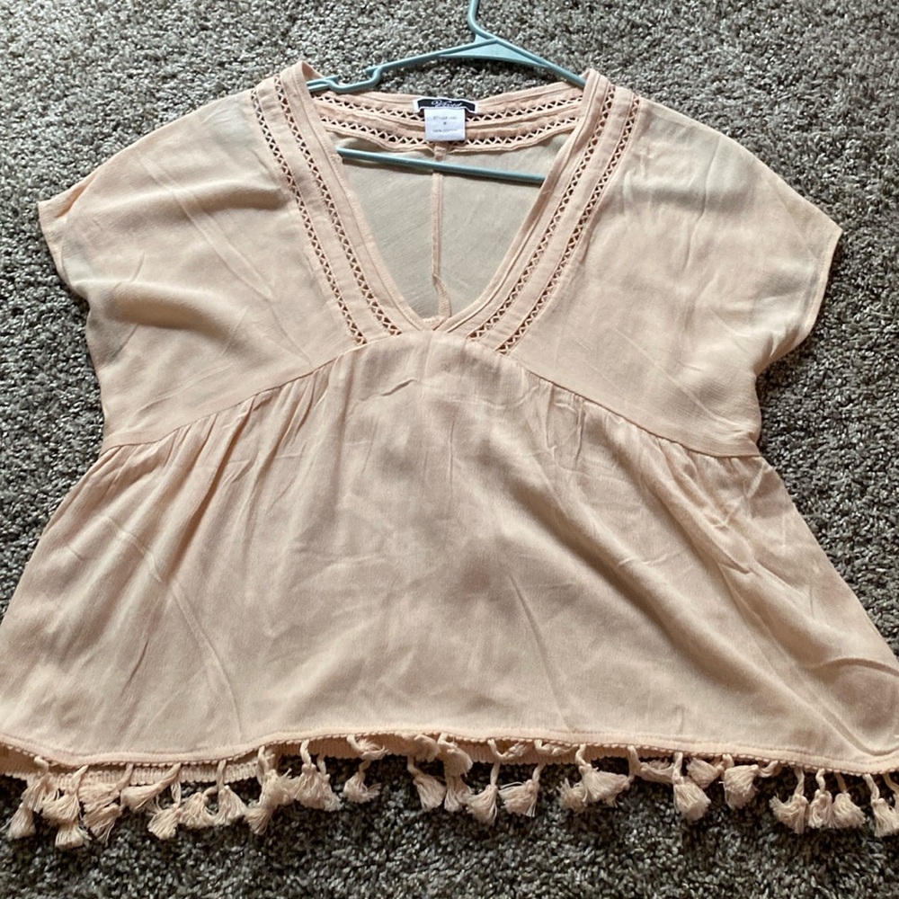 Light pink Boho shirt